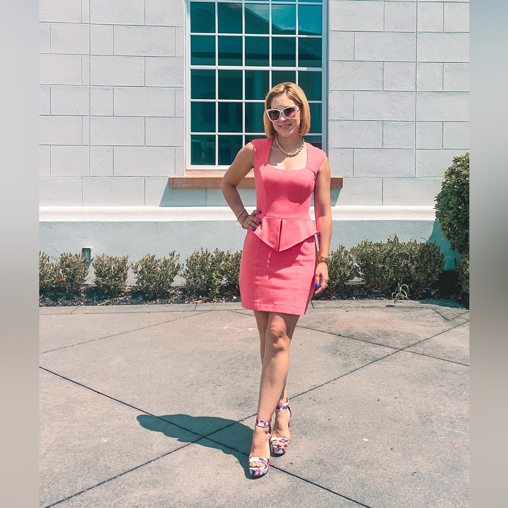 Cache coral dress